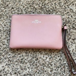 Pink Coach wristlet-Brand New
